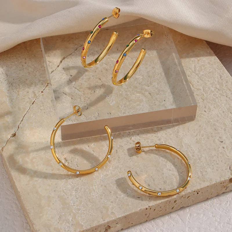 Gem Enhanced Hoop