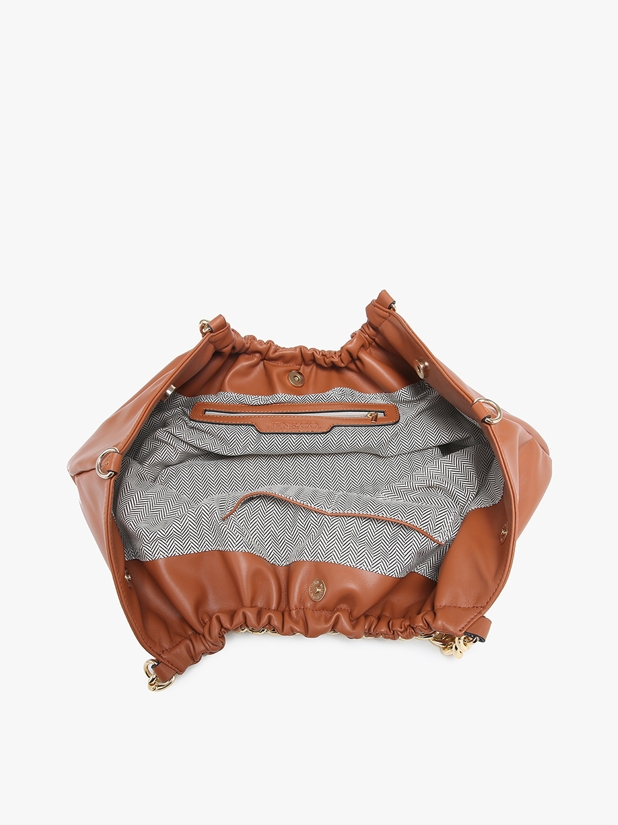 M2343 Stassi Slouchy Satchel Bag – Chain Strap