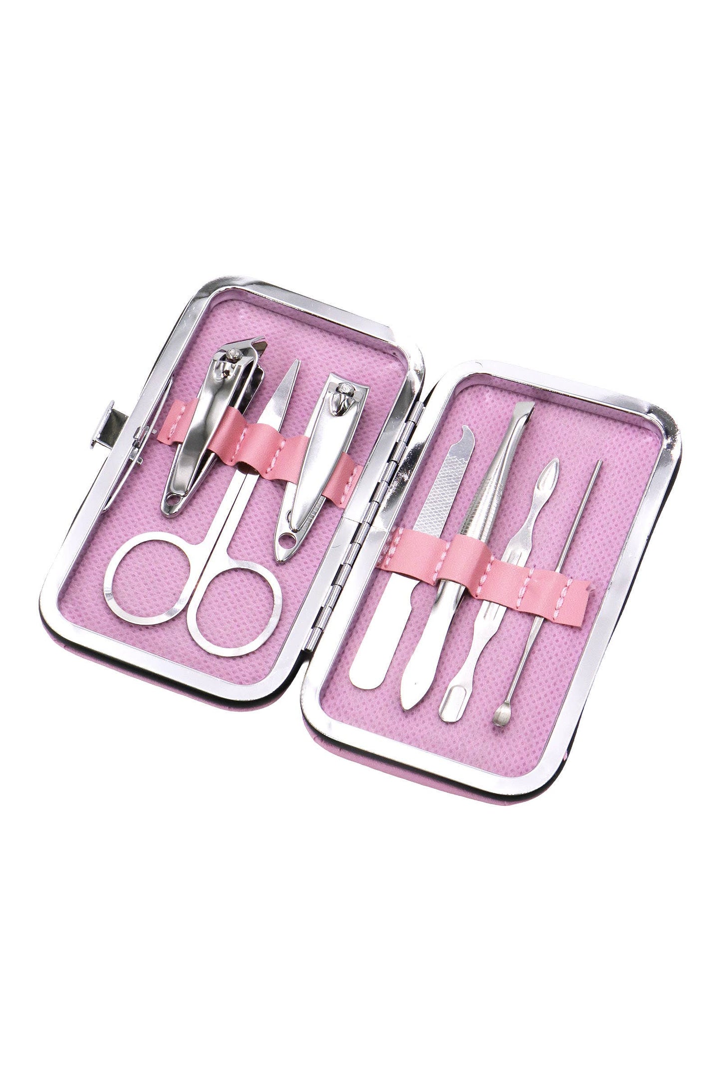 7 Pcs Matte Pastel Stainless Steel Nailcare Set