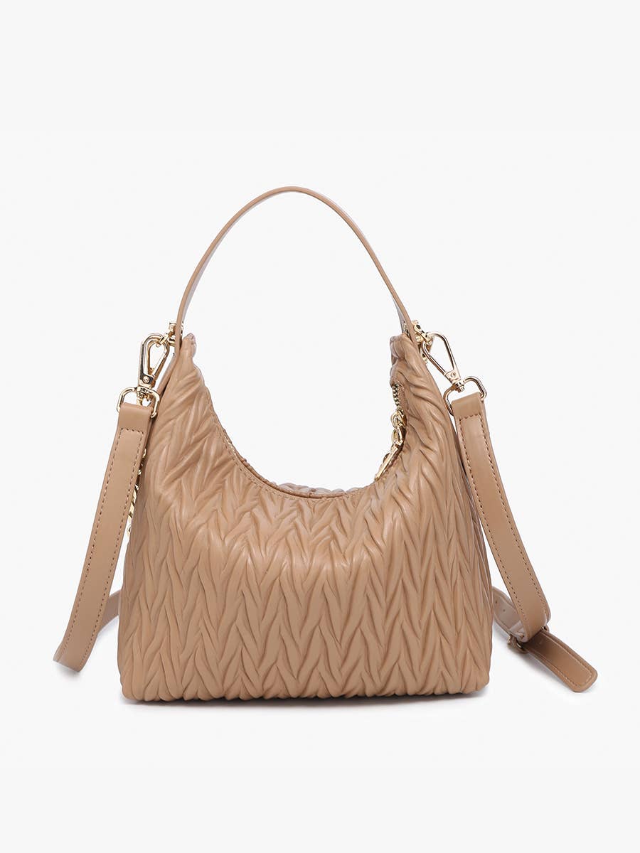 Brenna Matelassé Shoulder Bag – Vegan Leather Bag | EH2582