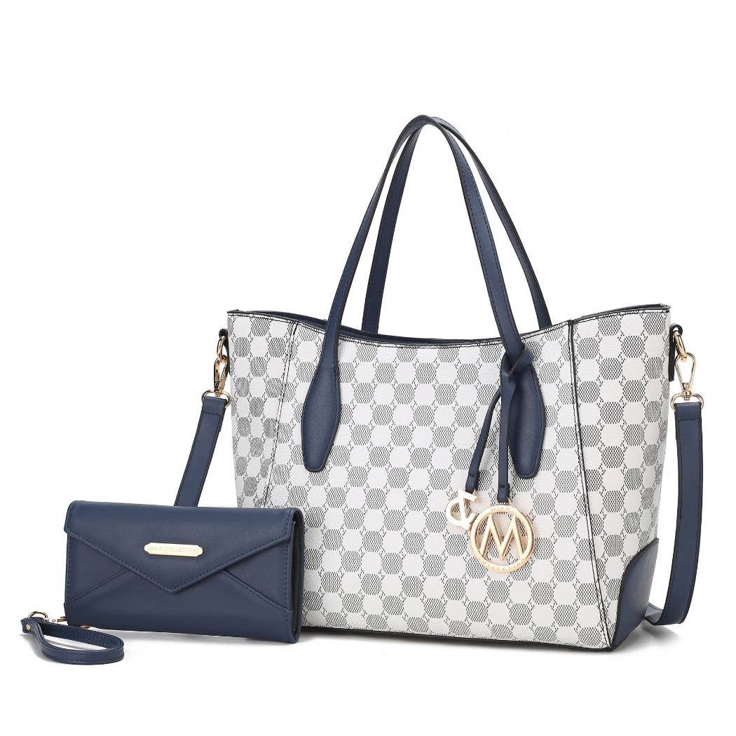 Gianna Vegan Leather Women Tote & matching Wallet by Mia K