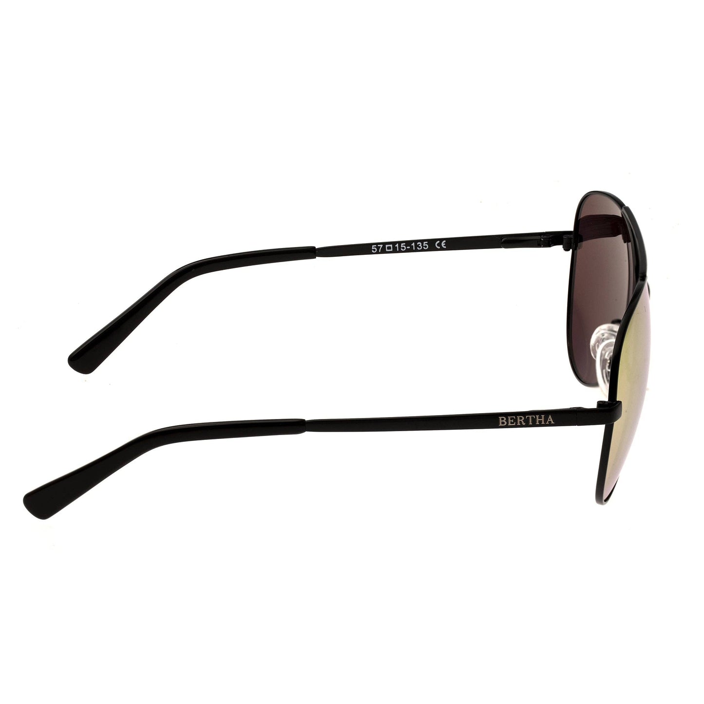 Bertha Bianca Polarized Aviator Sunglasses