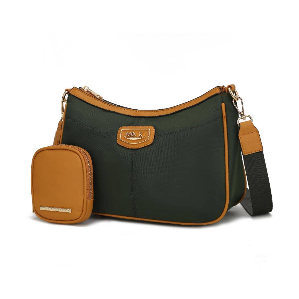 Freya 2-Pc Crossbody Handbag Vegan Leather by Mia K