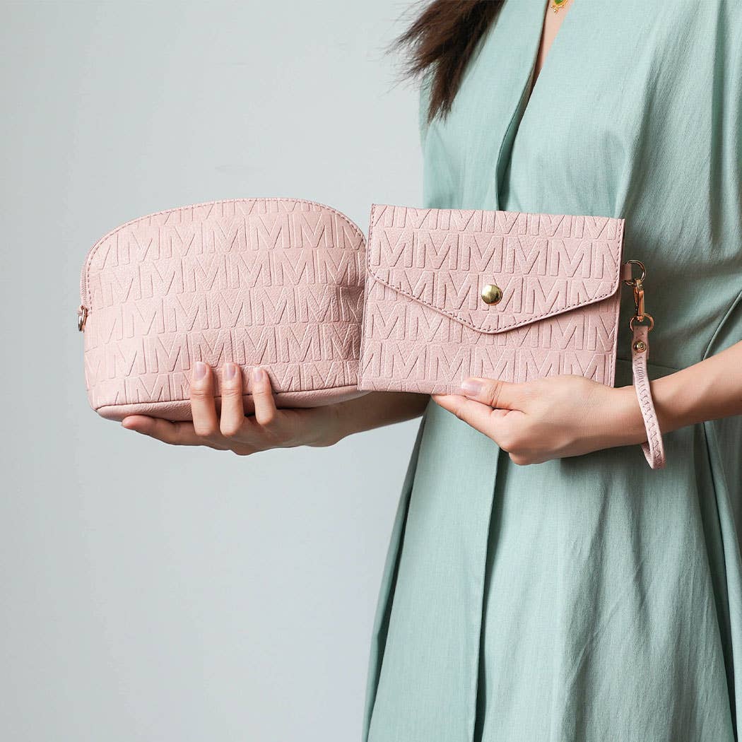MKF Arya Signature Women’s Tote Bag by Mia K- 4 PCS Sets