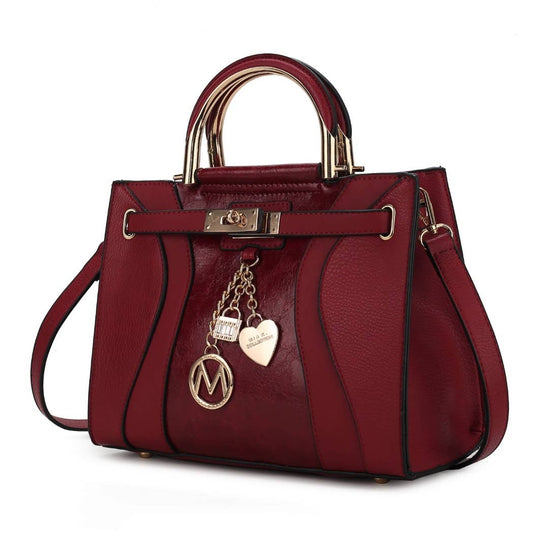 387 MKF Cassia Women's Medium Satchel Handbag Vegan Leather