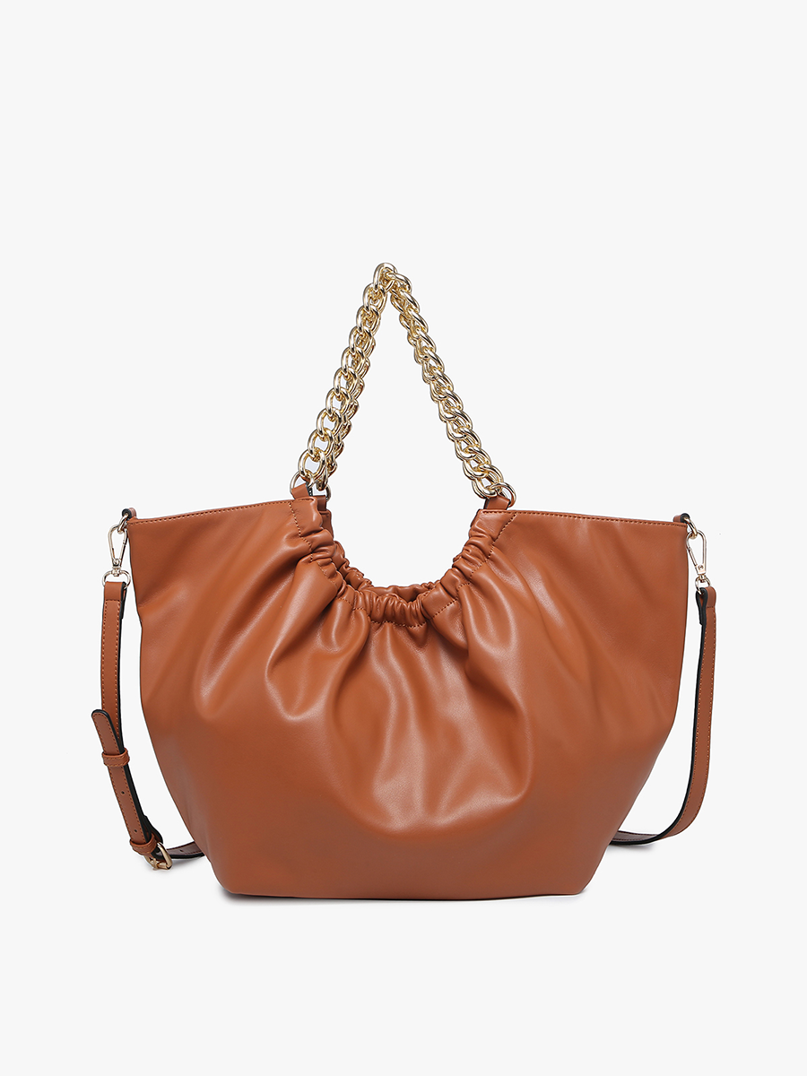 M2343 Stassi Slouchy Satchel Bag – Chain Strap