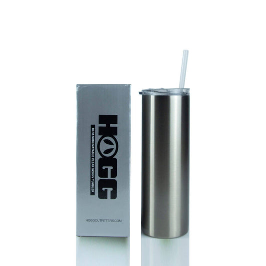 20oz SUBLIMATION CLEAR SKINNY TUMBLER