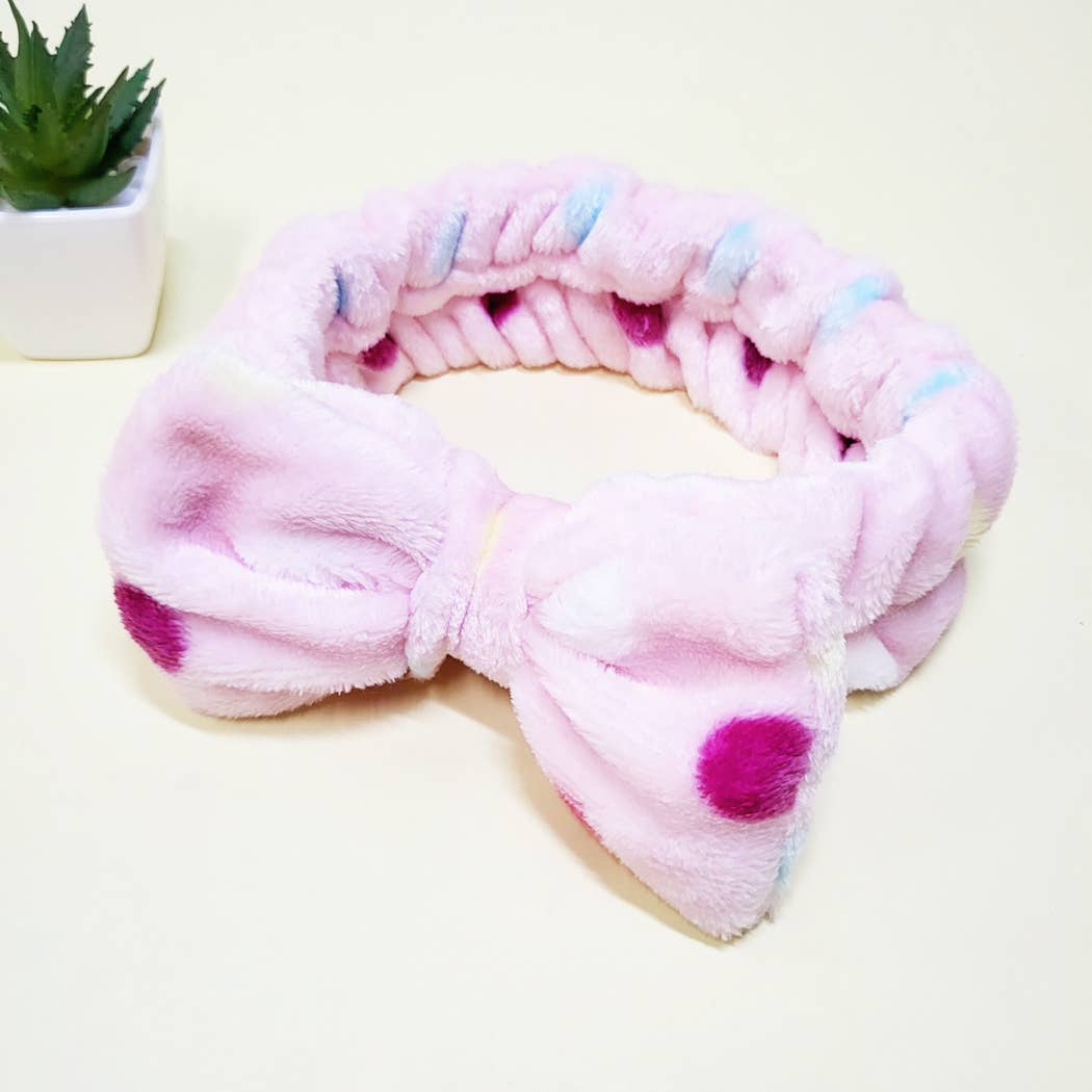 2754 Assorted Plush Beauty Spa Headband