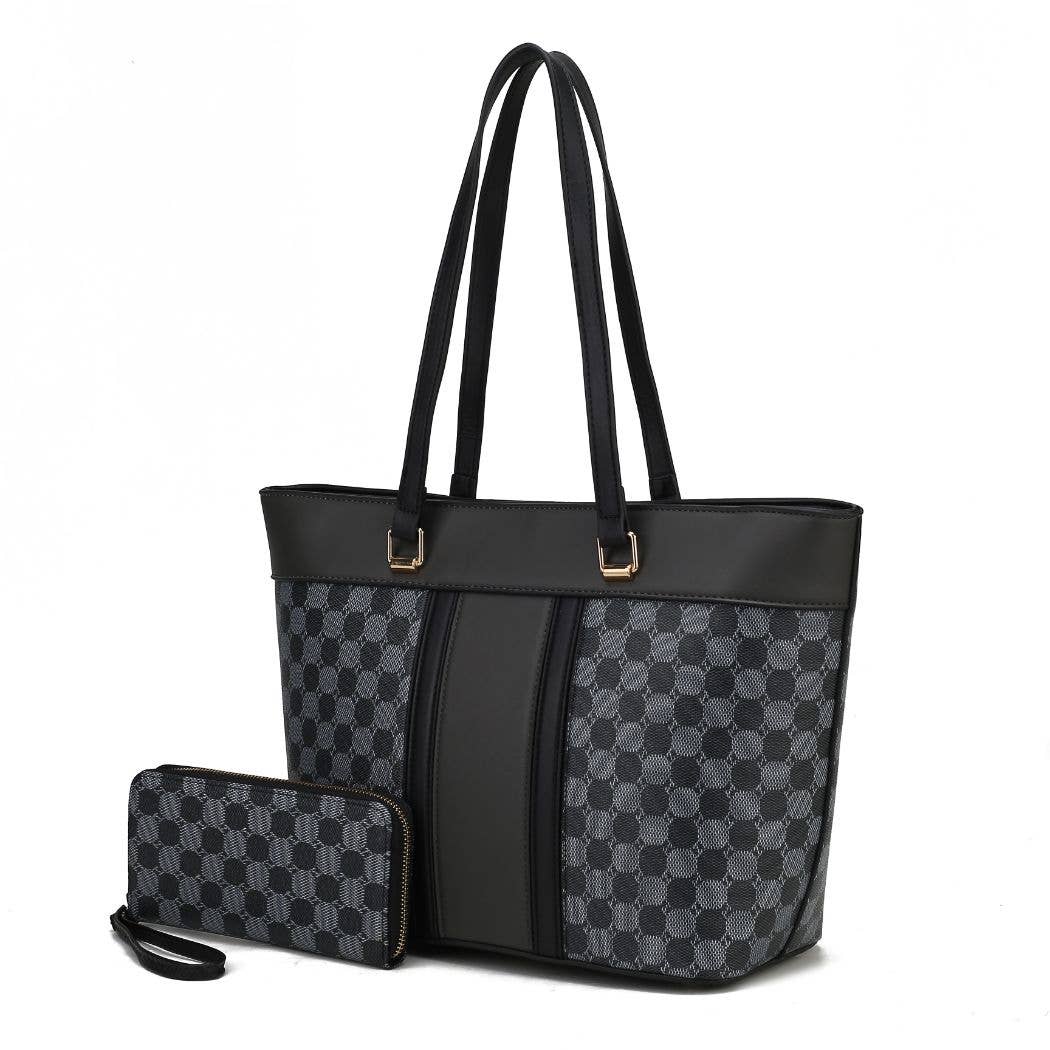 Fabiola Tote Handbag & Wallet Vegan Leather Women by Mia K