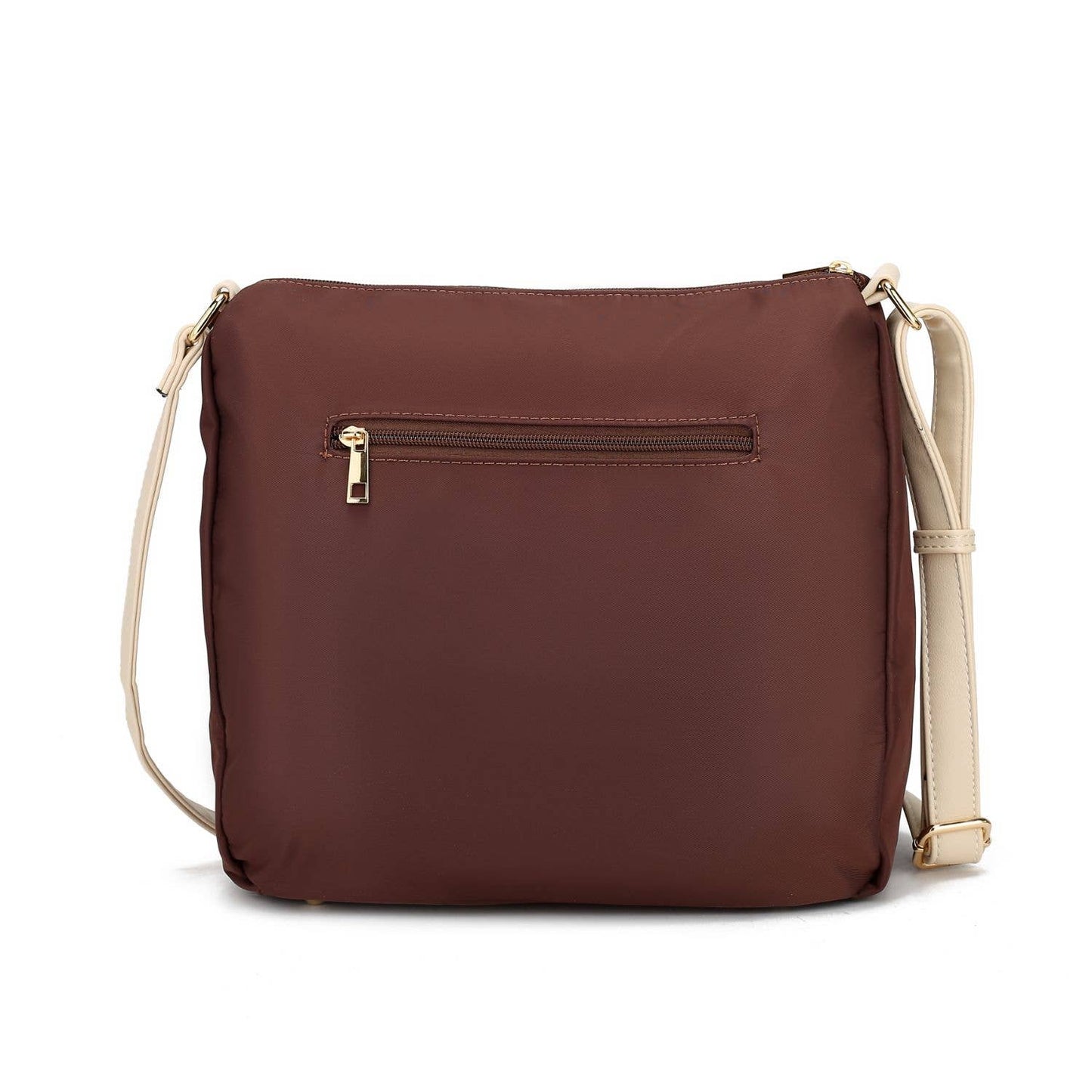 380 Serena Color-Block Nylon Women Shoulder Handbag by Mia K