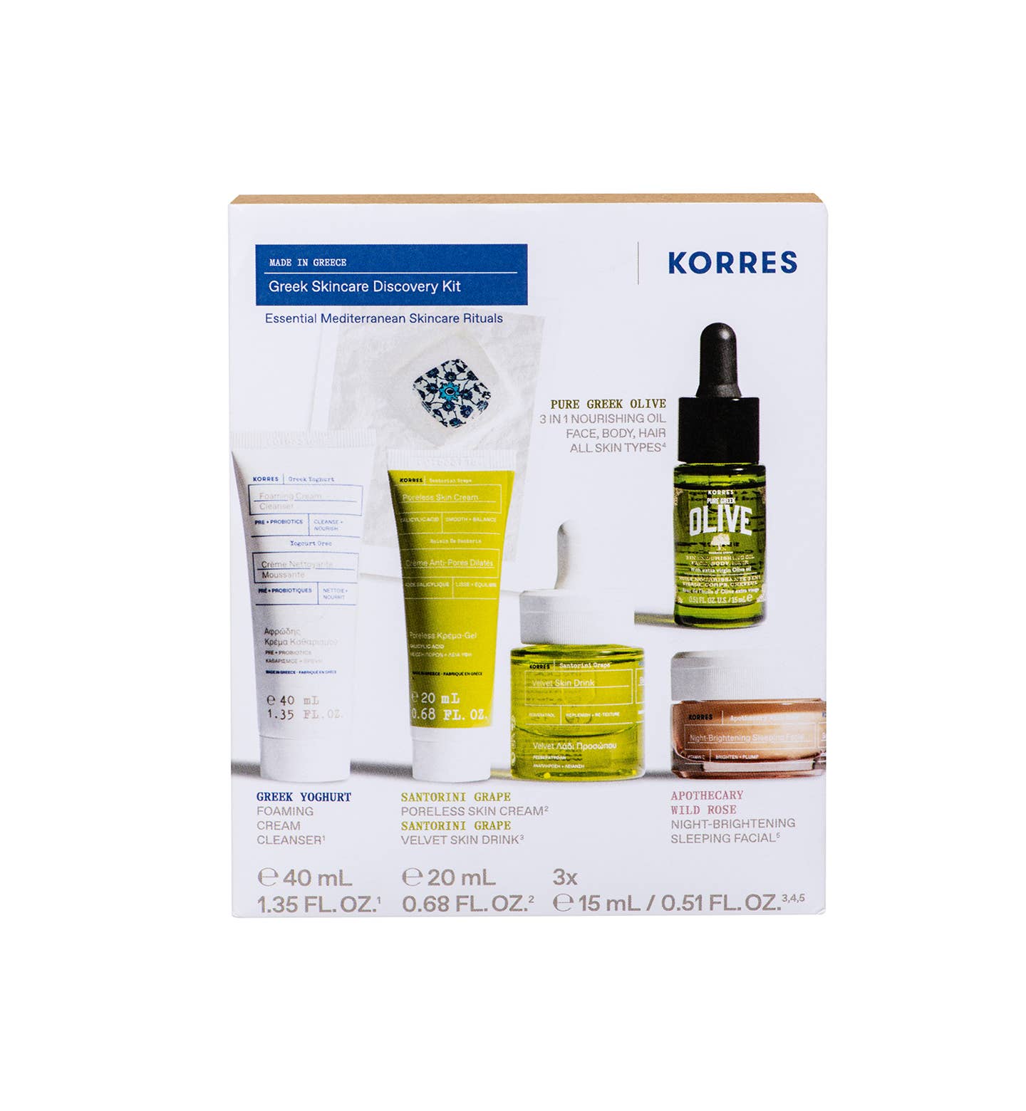 NEW GRECIAN SKINCARE DISCOVERY KIT 2025 ($95 Value)