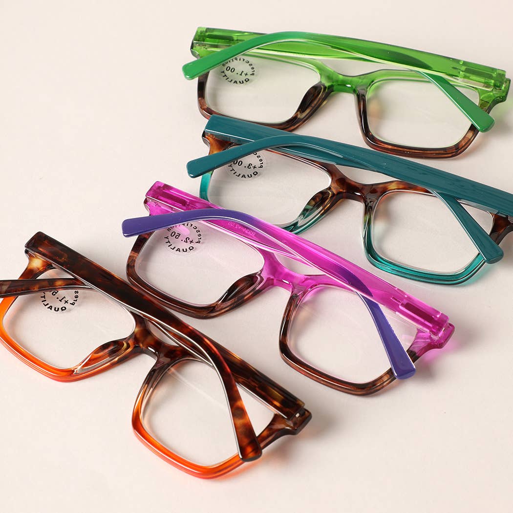 Leopard Color Mixed Reading Glasses