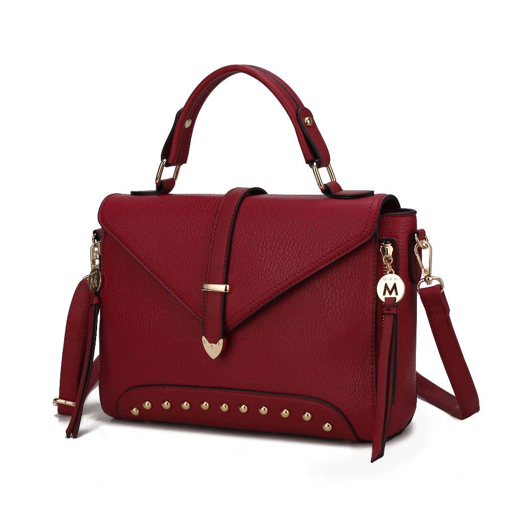 Angela Satchel Handbag Vegan Leather Women's Bags by Mia K