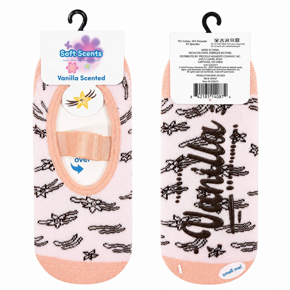 Precious Moments Scented Grip Slipper Socks Floor Display