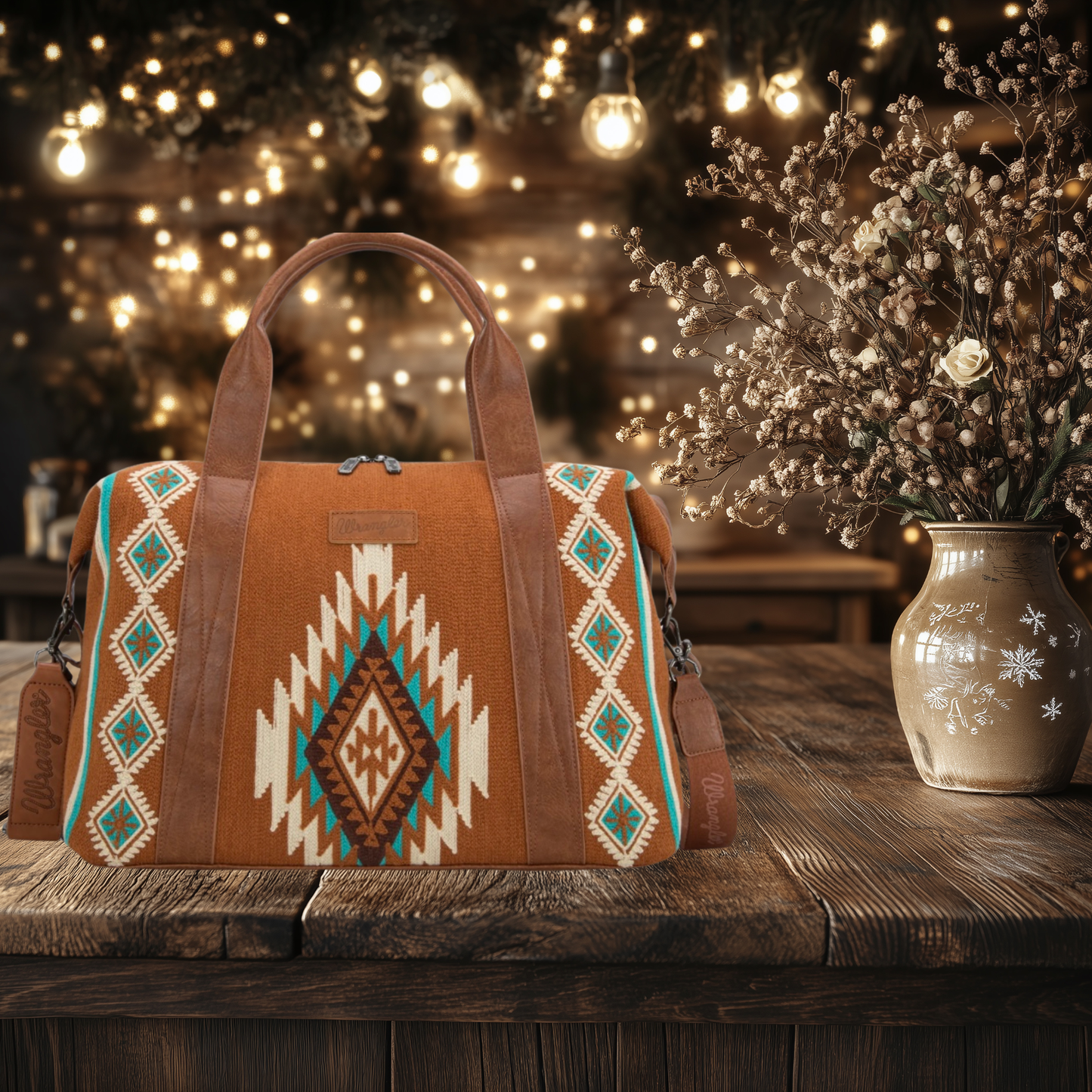 Wrangler Aztec Weekender Bag 5 Colors