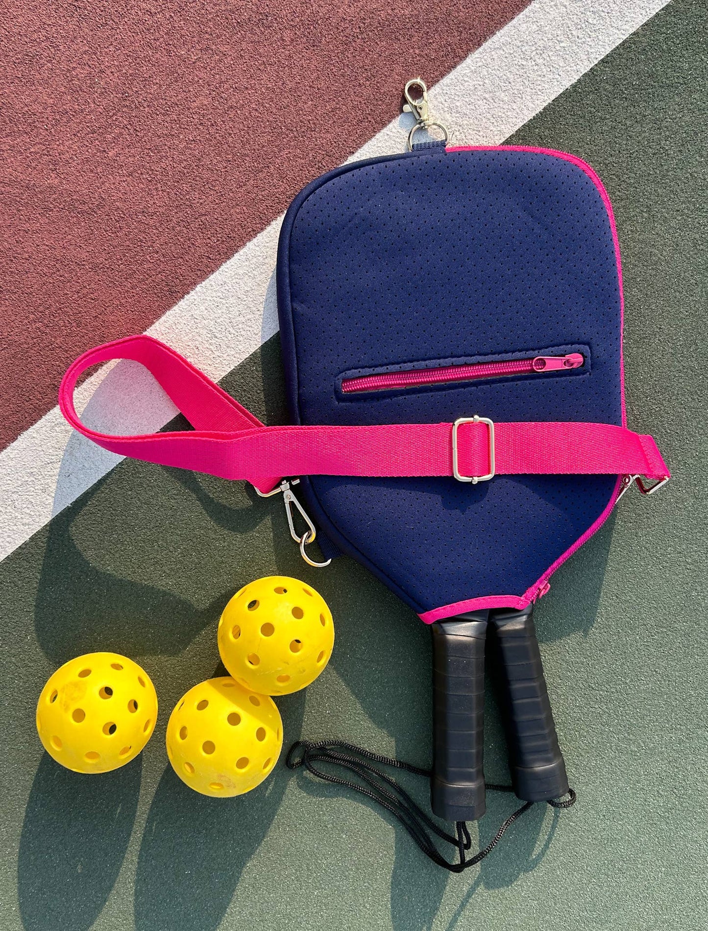 Pickleball Paddle Bag with Strap and Pocket for Pickle Ball