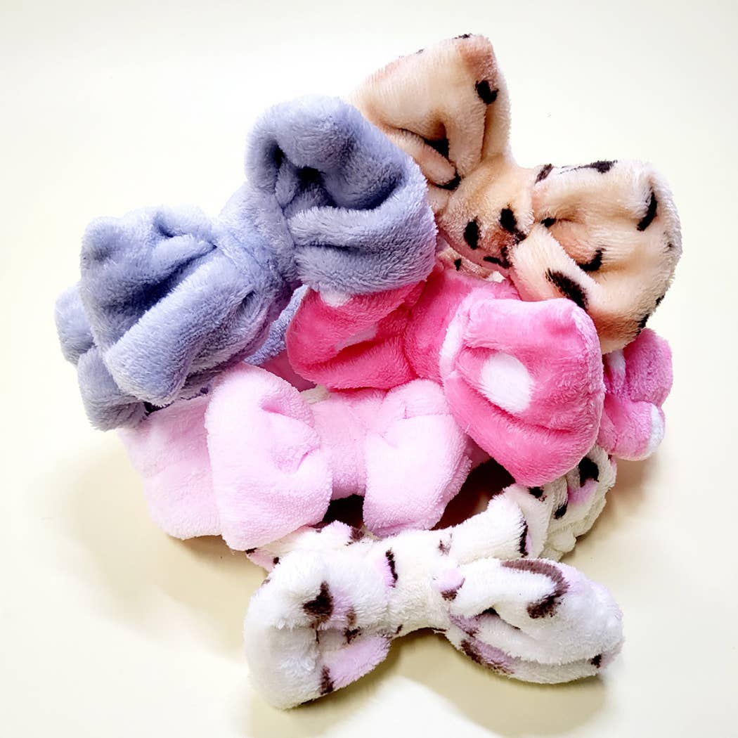 2754 Assorted Plush Beauty Spa Headband