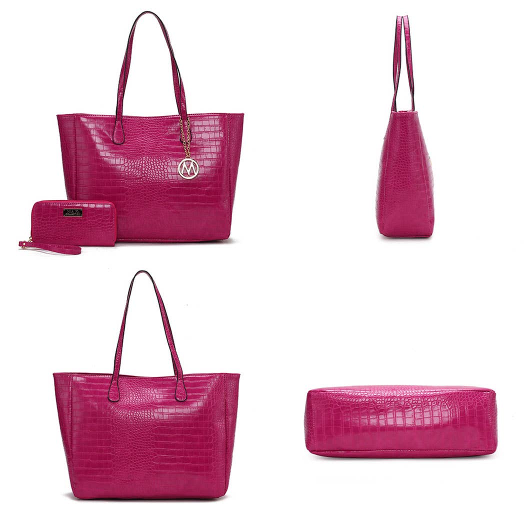 Sadie Oversize women's Tote & Wallet Set by Mia K