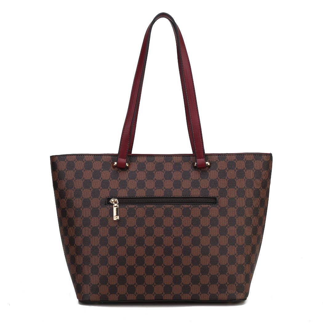 Fabiola Tote Handbag & Wallet Vegan Leather Women by Mia K