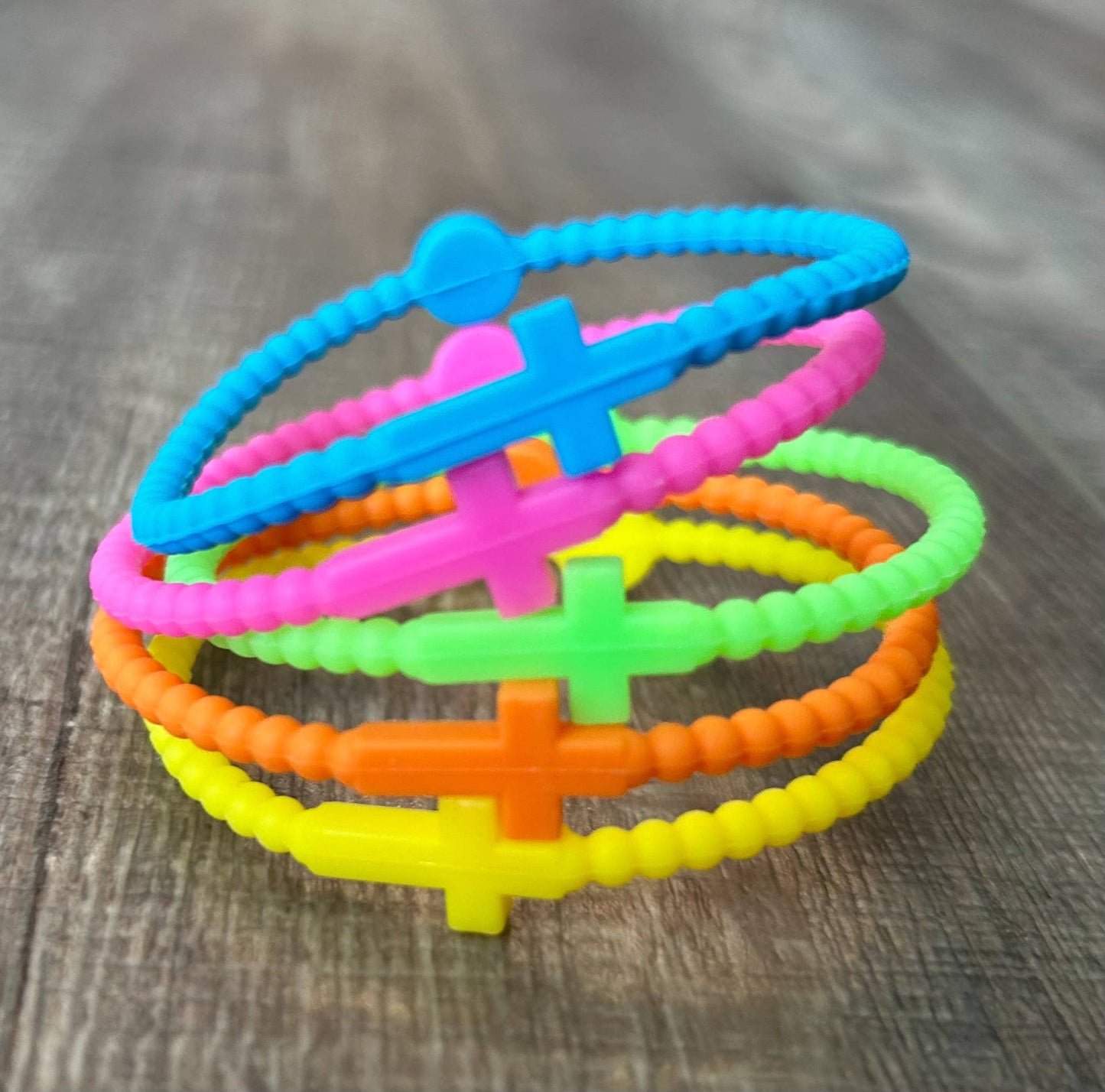 2792 Silicone Cross Bracelet