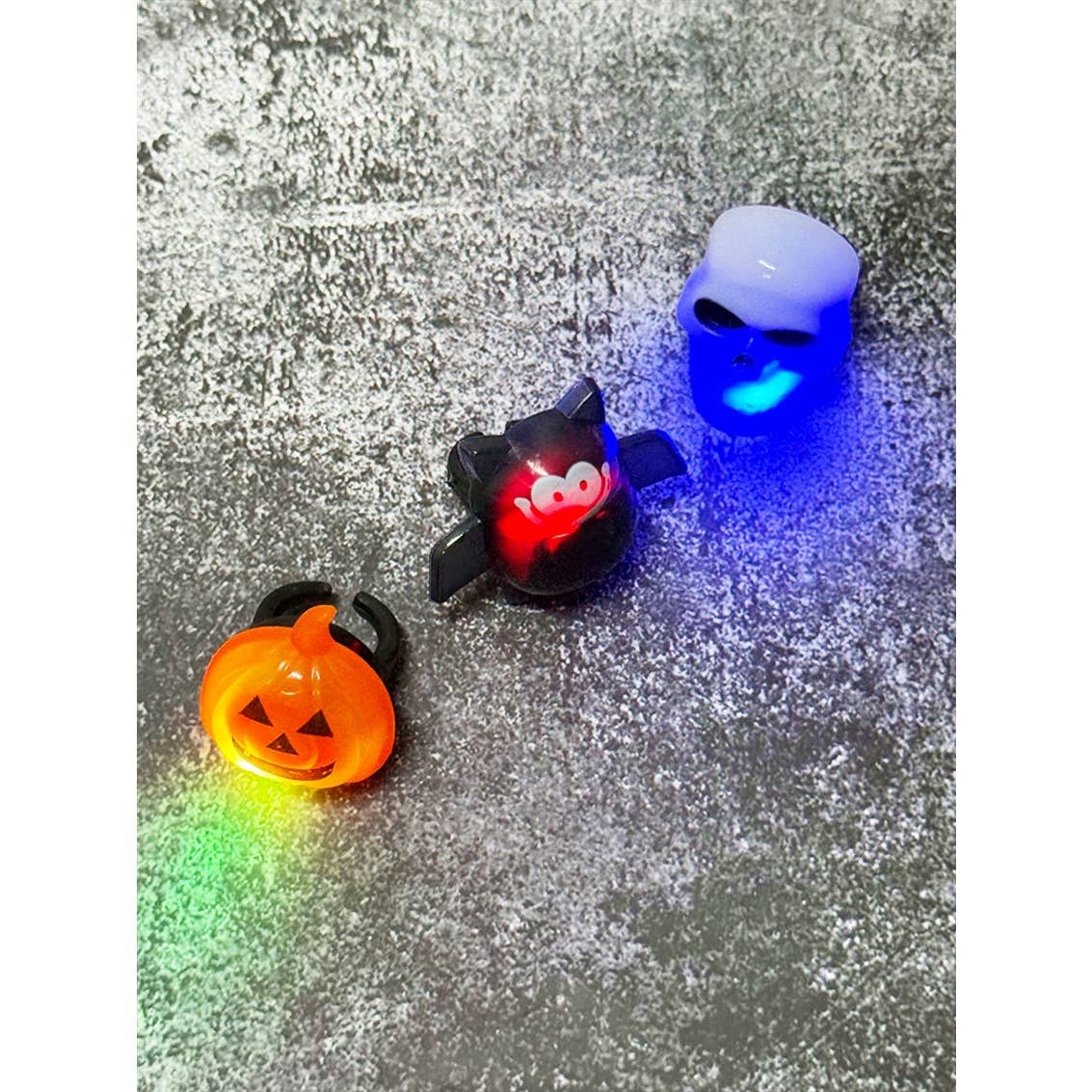 2801 Halloween Fright Zone Flashing Ring Toy