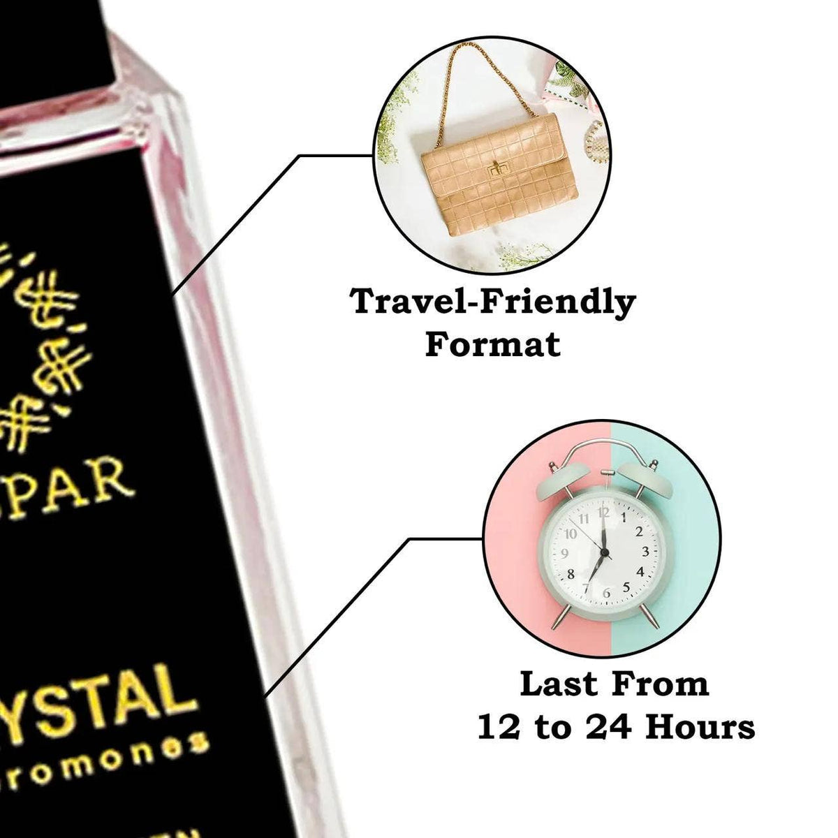 DASPAR CRY.ST.AL WOMEN PERFUME WITH PHE.RO.MO.NES 2.02 OZ