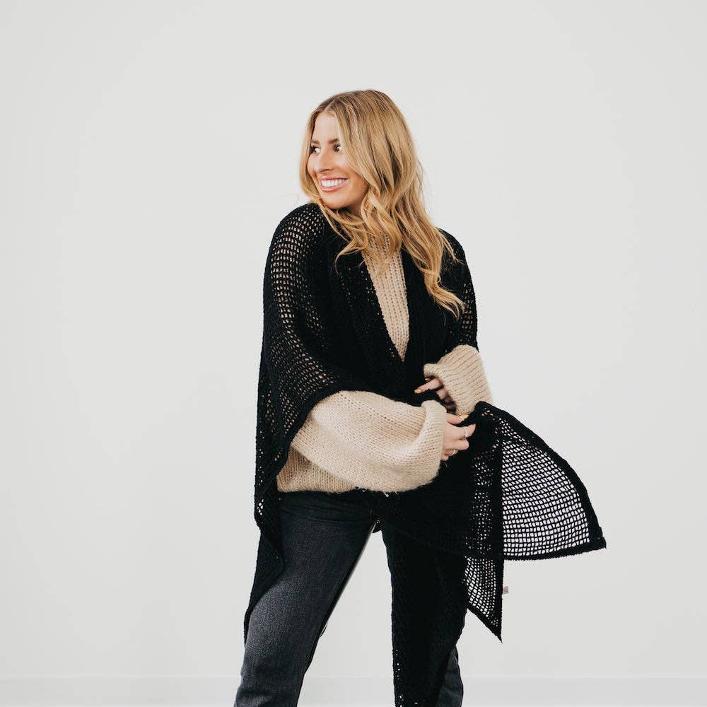 Cece Crochet Poncho Wholesale
