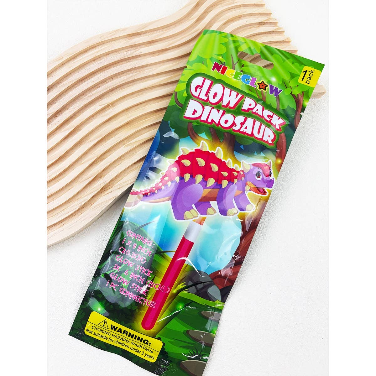 2805 Glow in Dark Dino Stick