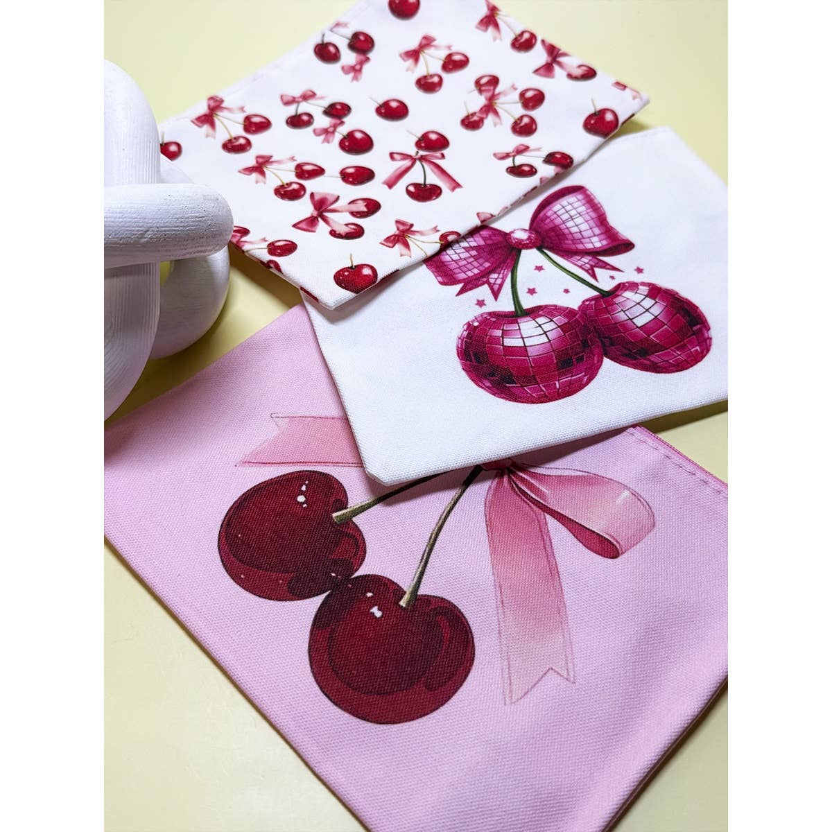 2808 Cherry Printed Multi Use Purse