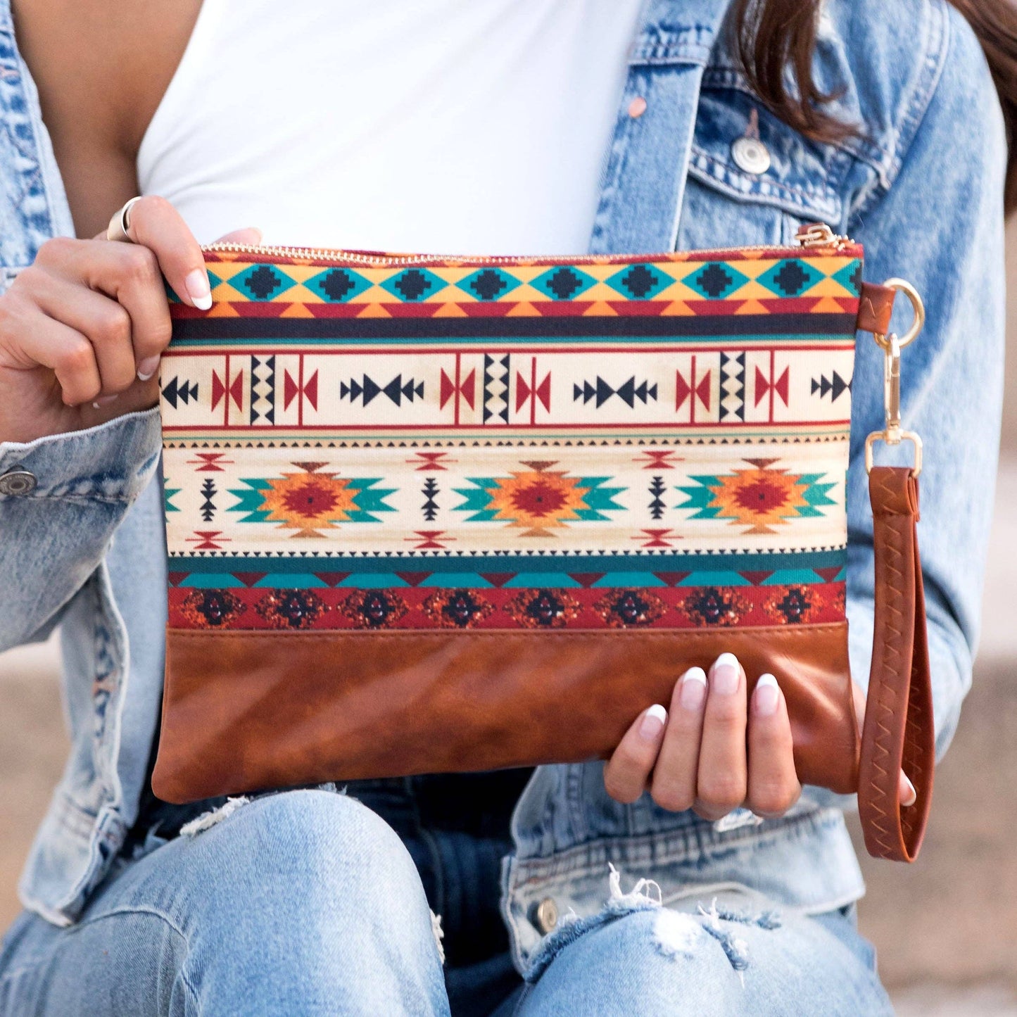 Aztec Boho Clutch #2080