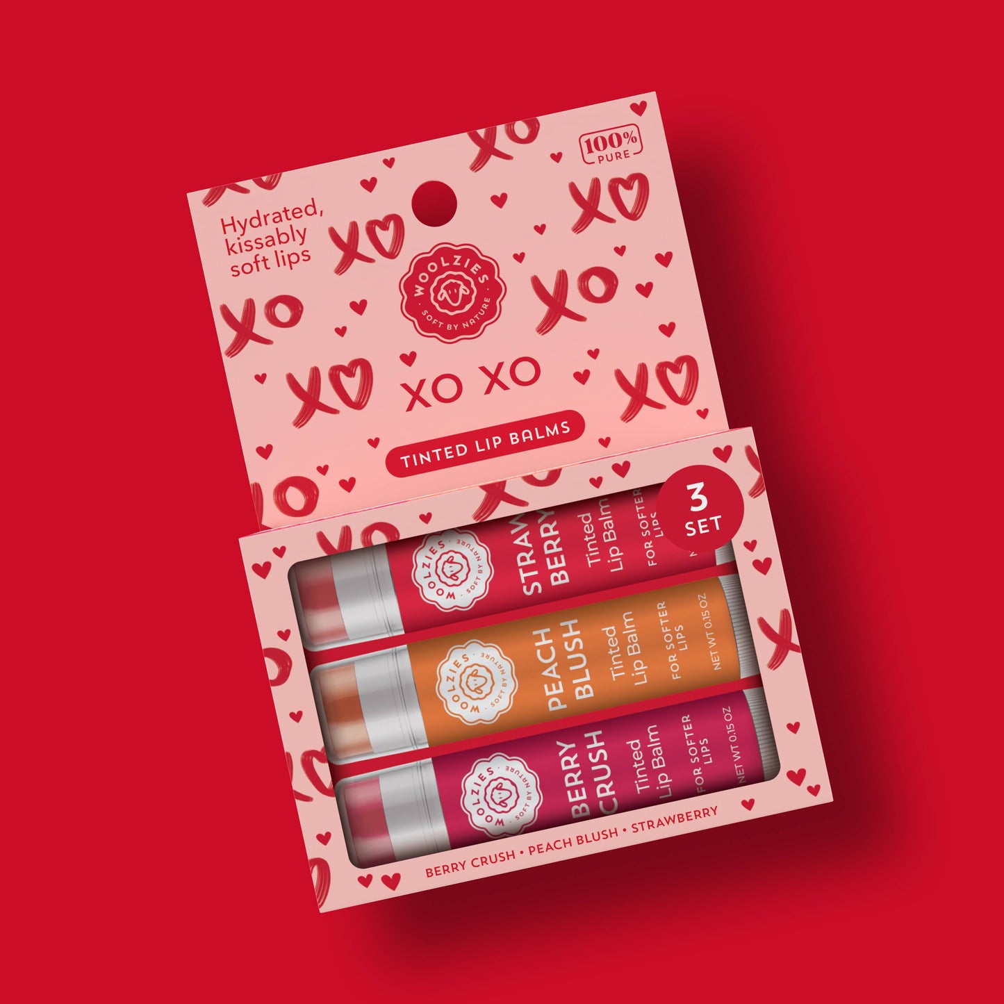 XOXO Lip Balm Set Of 3