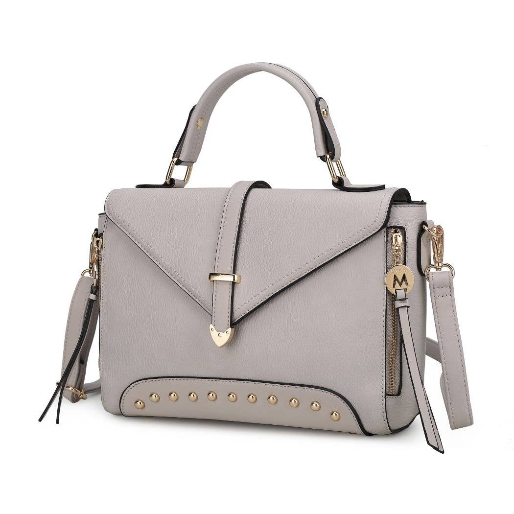Angela Satchel Handbag Vegan Leather Women's Bags by Mia K
