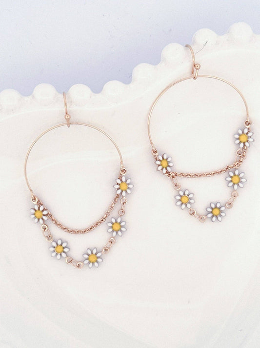 Hoops W Daisy & Chain