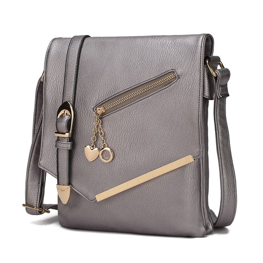 383 Jasmine Women's Crossbody Handbag Vegan Leather By Mia K