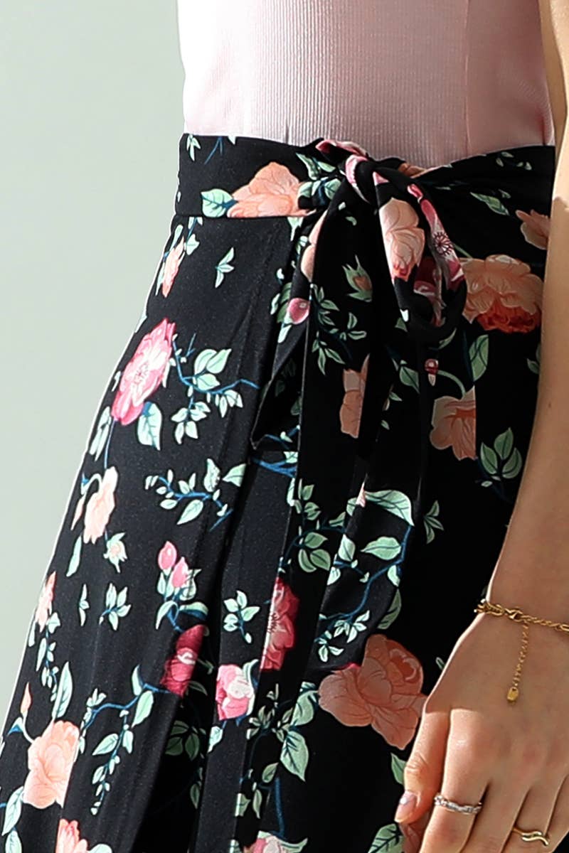 CWBLS117-P_High Waisted Maxi Wrap Skirts with Slit