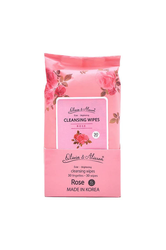 Makeup She MIT003 Cleansing Wipes Rose - 6pc