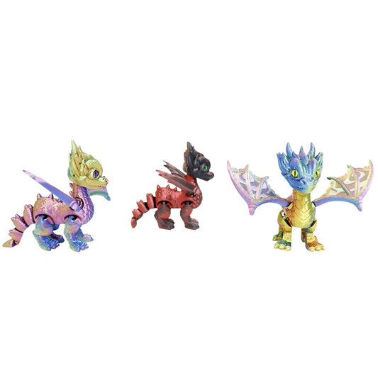176 3D Print Wing Dragon Animal Figure Toy