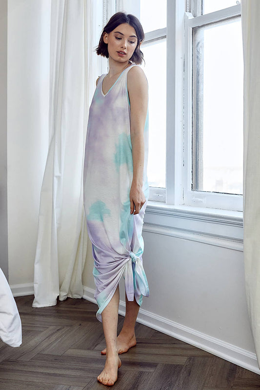 DR1039 Brooklyn Tank Style Dress w/ Side Slit