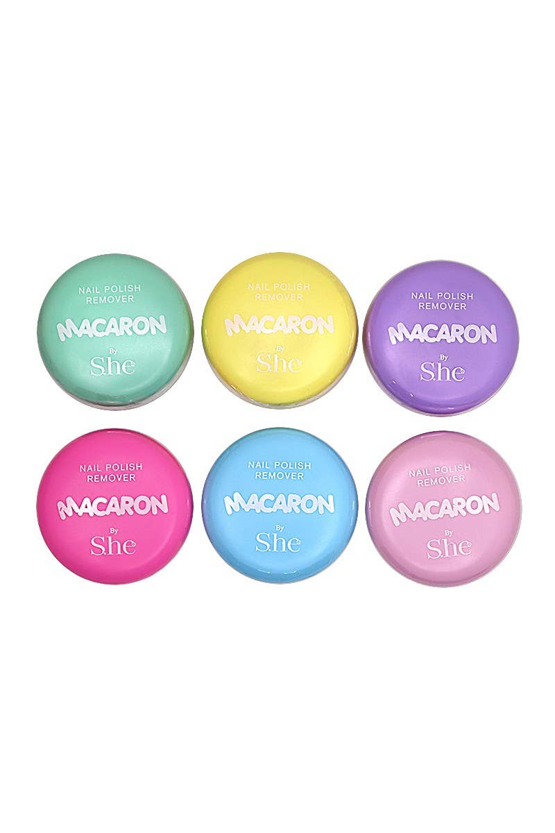 Makeup She NR411 Macaron Nail Polish Remover - 24pc