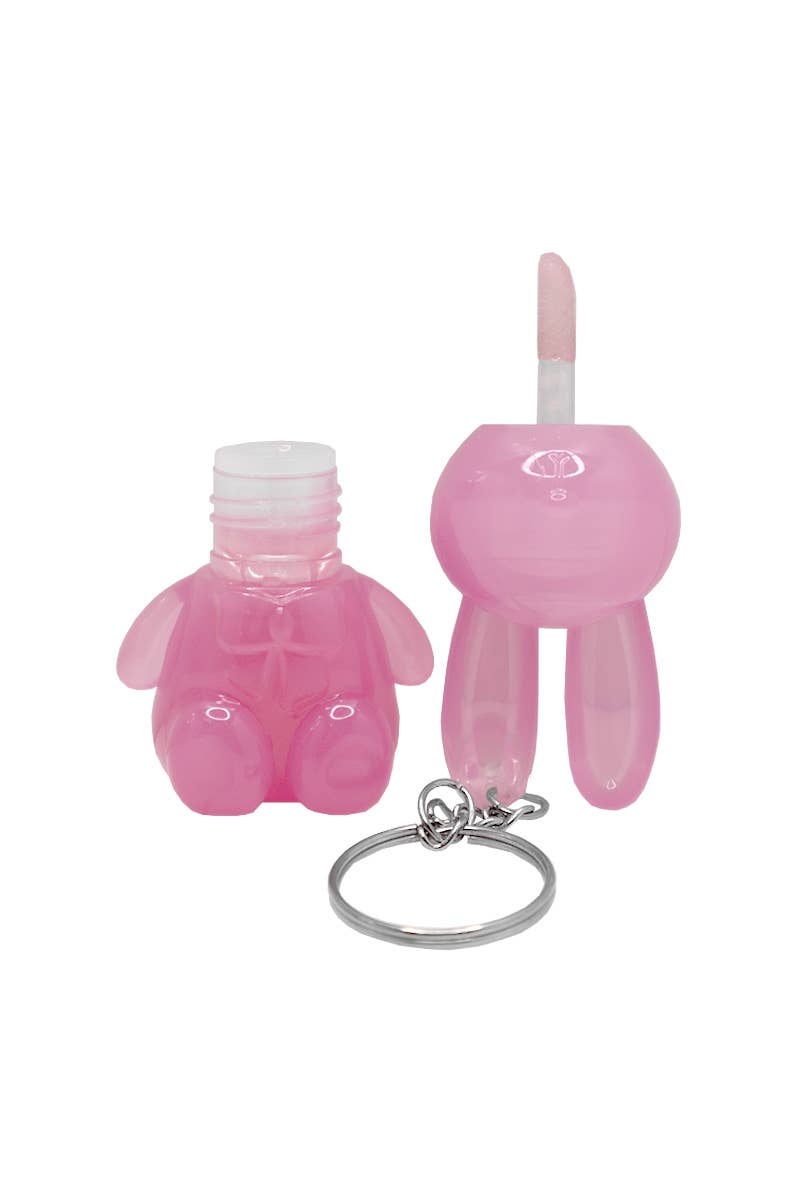 Beauty Treats 672 Bunny Lip Oil Keychain - 24 pcs