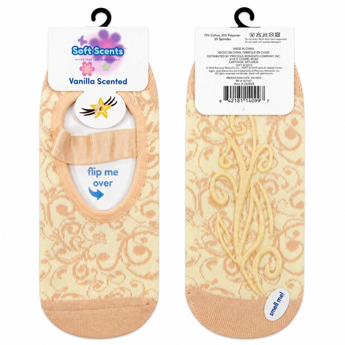 Precious Moments Scented Grip Slipper Socks Floor Display