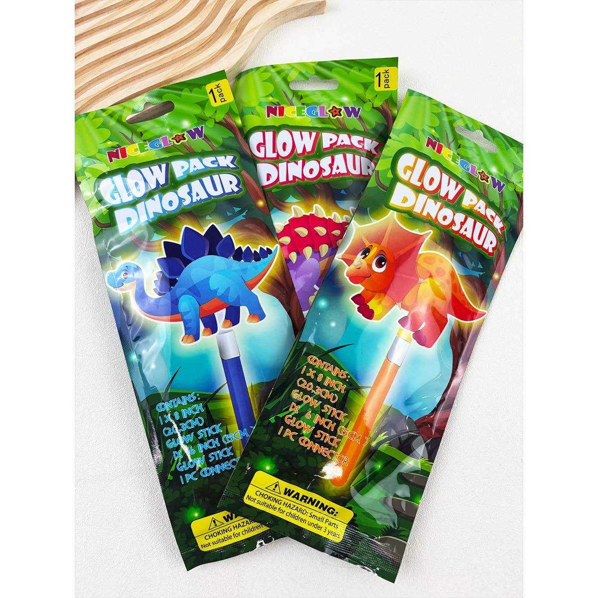 2805 Glow in Dark Dino Stick