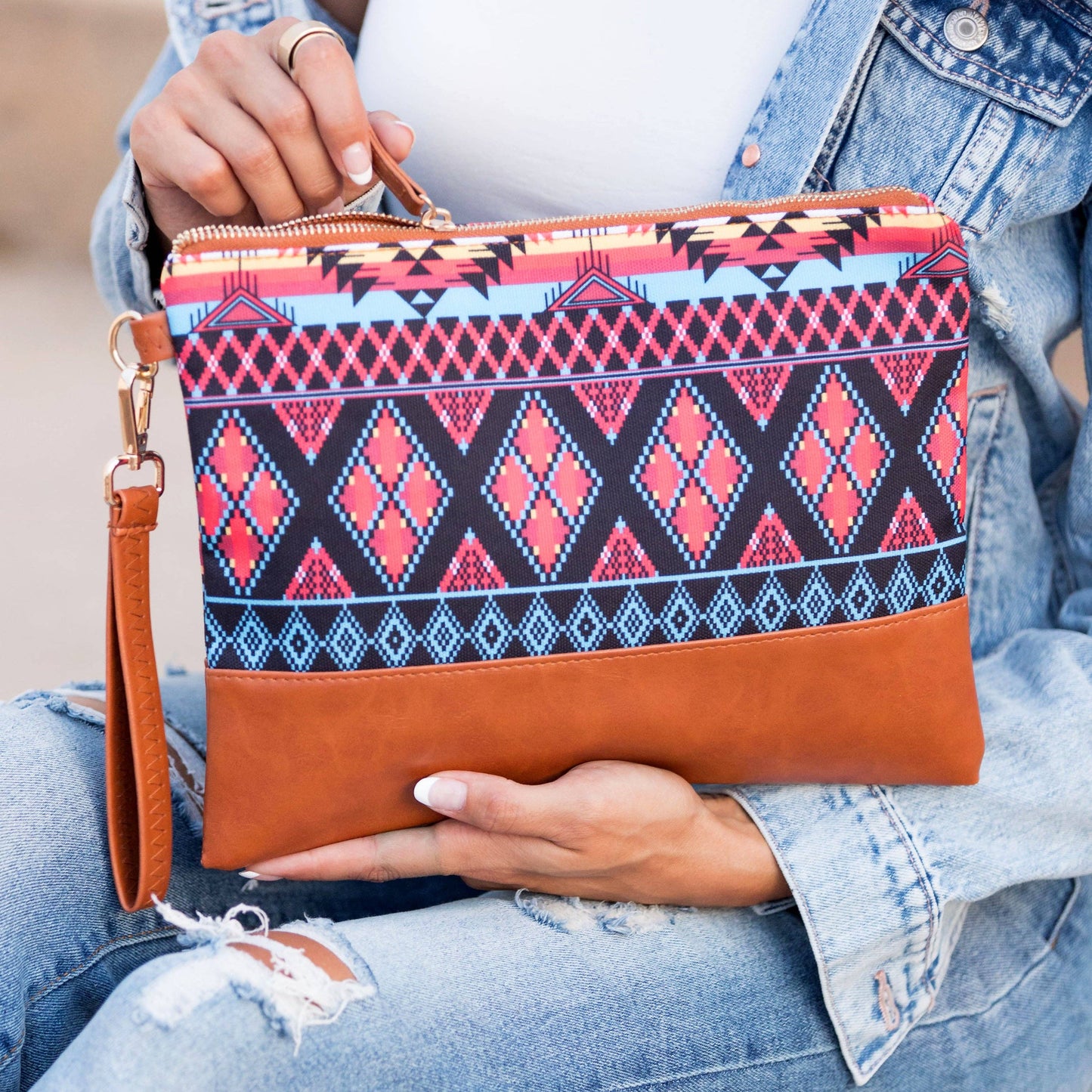Aztec Boho Clutch #2080