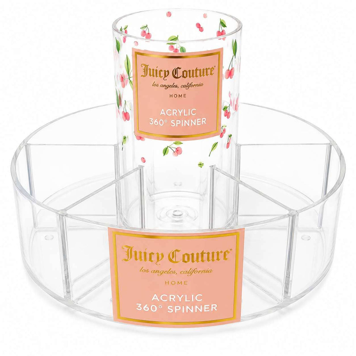 Juicy Couture Cherry 7-Section Hi-Low Cosmetic Spinner