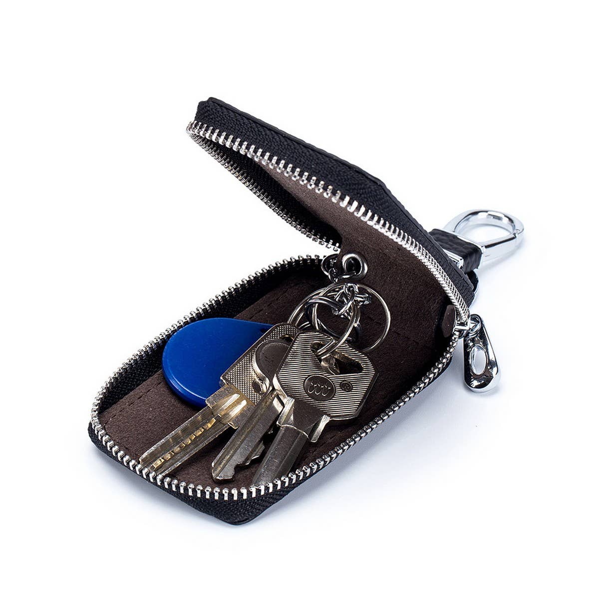 Unisex Leather Key Holder – Universal Car Case_CUAB00377