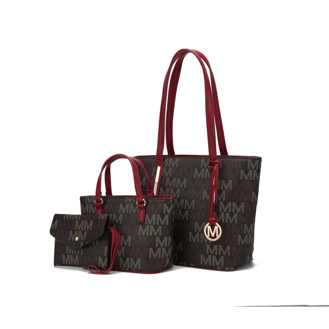 Aylet M Tote with Mini Handbag and Wristlet Womenby Mia K.