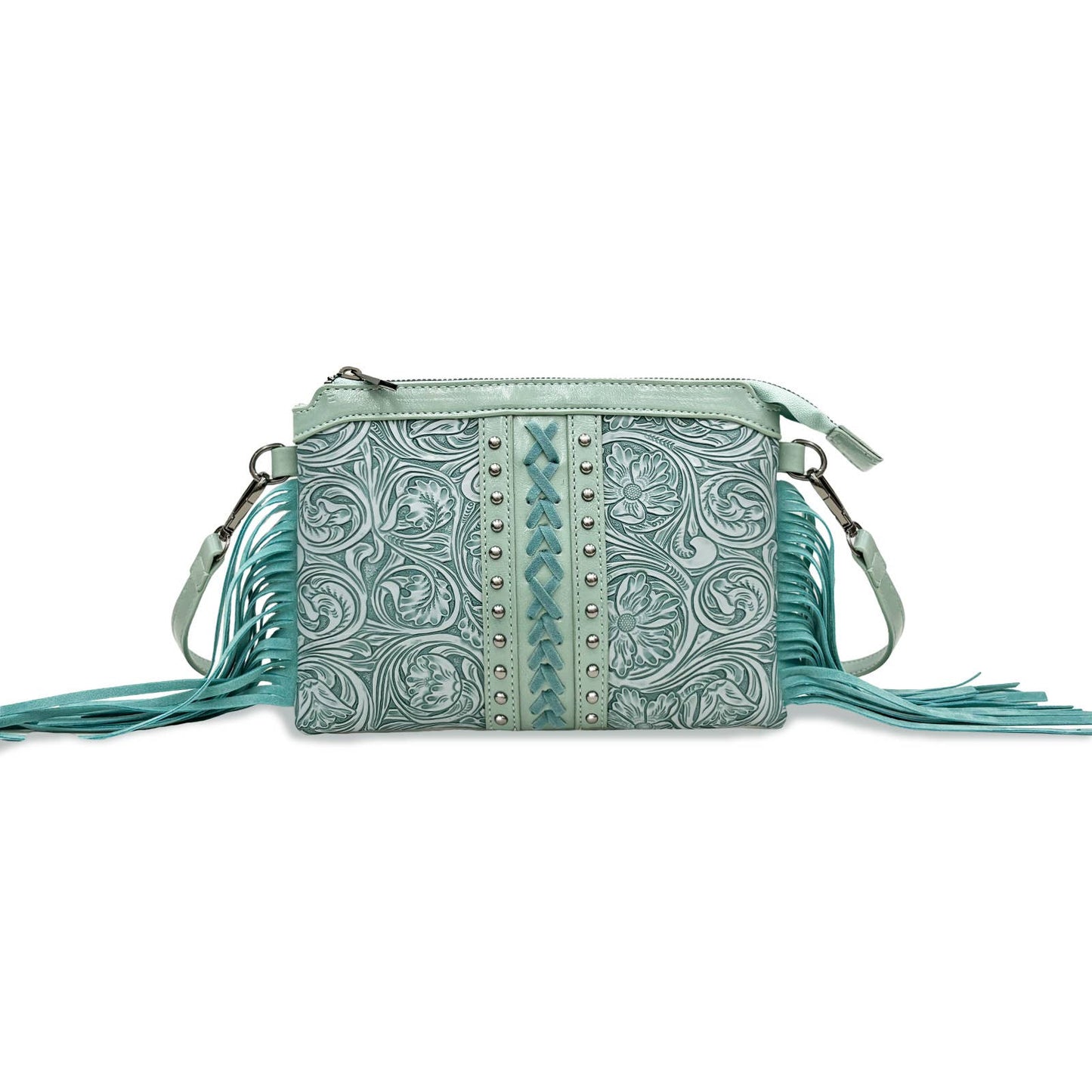 417 Bohemian tassel crossbody bag