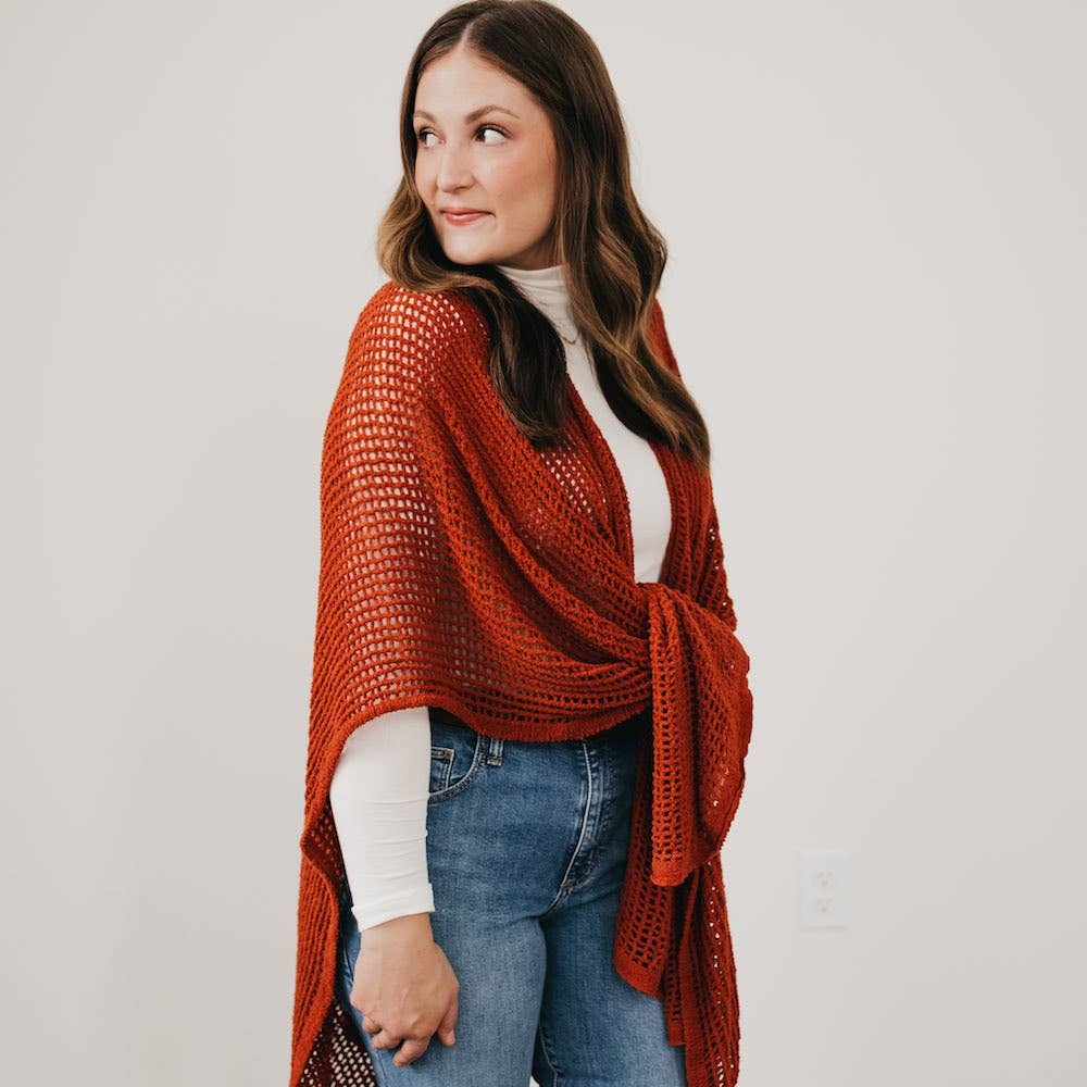 Cece Crochet Poncho Wholesale
