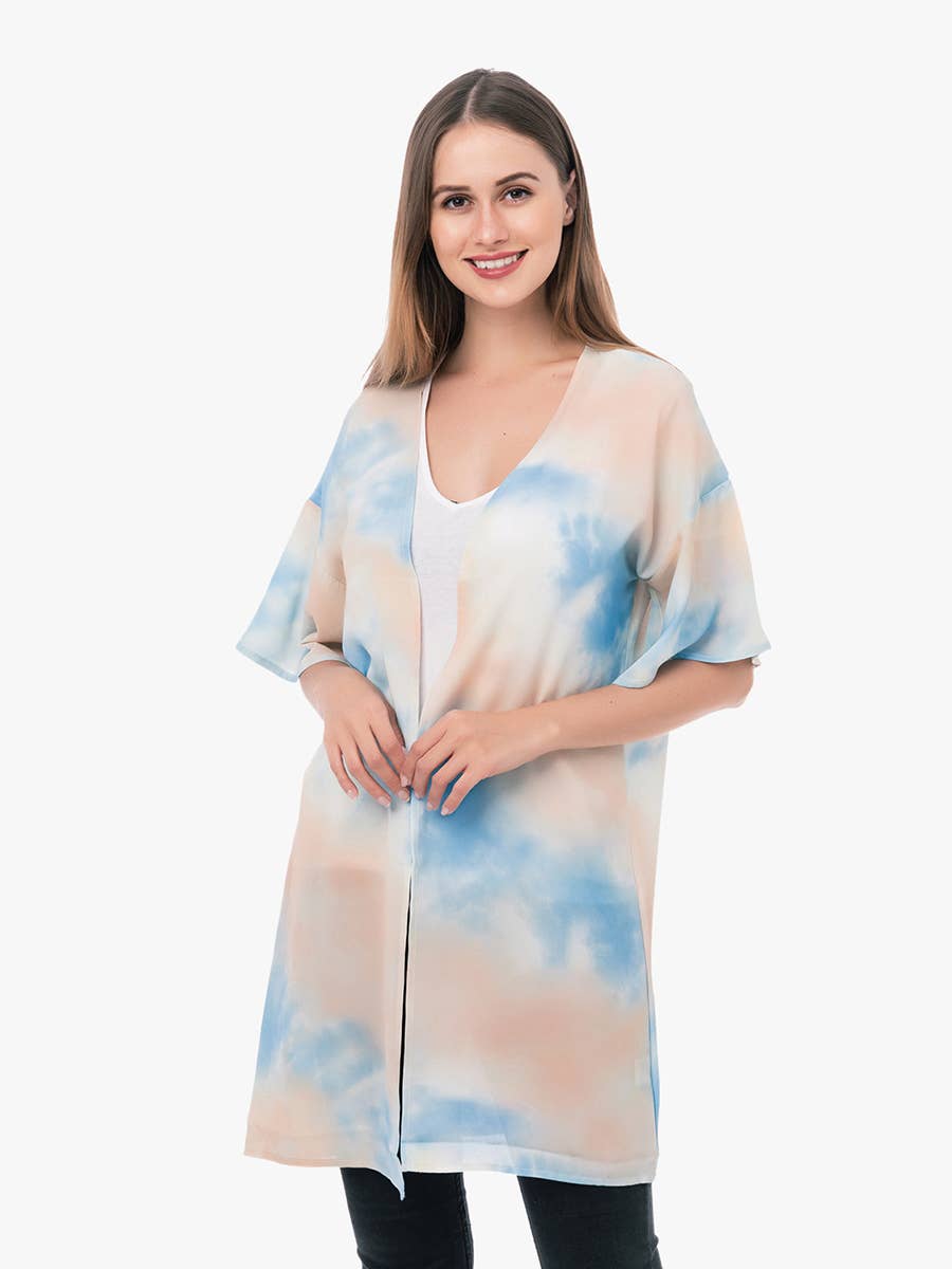 KM1036 Venice Short Sleeve Kimono