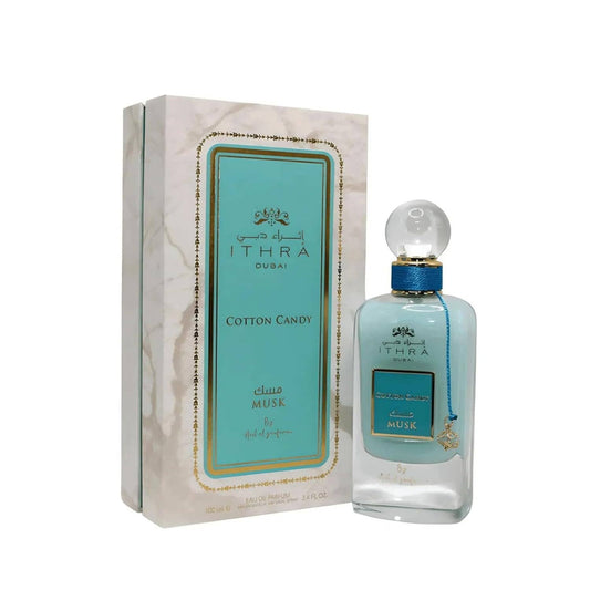 2555 Ard Al Zaafaran Ithra Dubai Cotton Candy Musk EDP, 3.4 Fl Oz